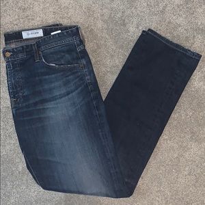 men’s AG dark wash jeans